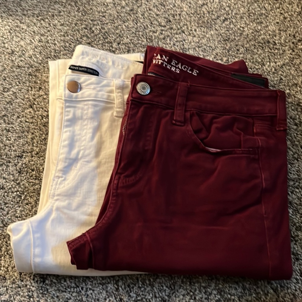 Bundle of two slightly use American Eagle Jeggings size 10R